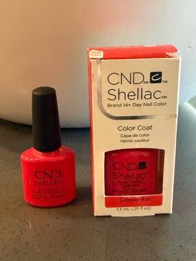 CND Shellac Color Coat Nail Polish lobster roll + sangria at sunset
